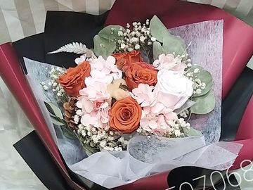 保鮮玫瑰花束,保鮮花