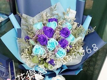 香皂花束,玫瑰香皂花束,玫瑰花束
