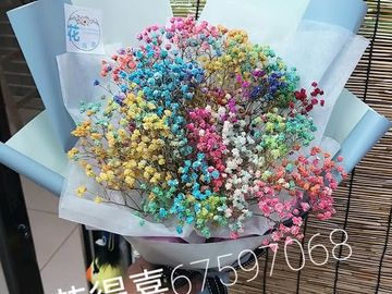 乾花花束,滿天星花束,乾花,滿天星