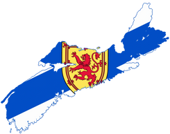 Nova Scotia province map