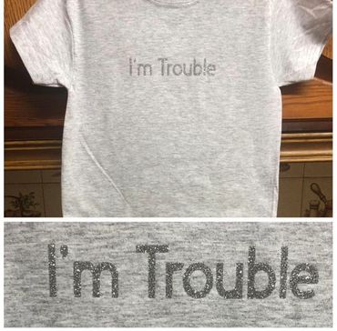 Our Trouble band kids t-shirt £10
Various colours and sizes available please ask