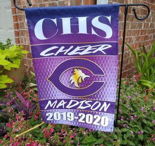 12 X 18 Yard Flag with Metal Stand