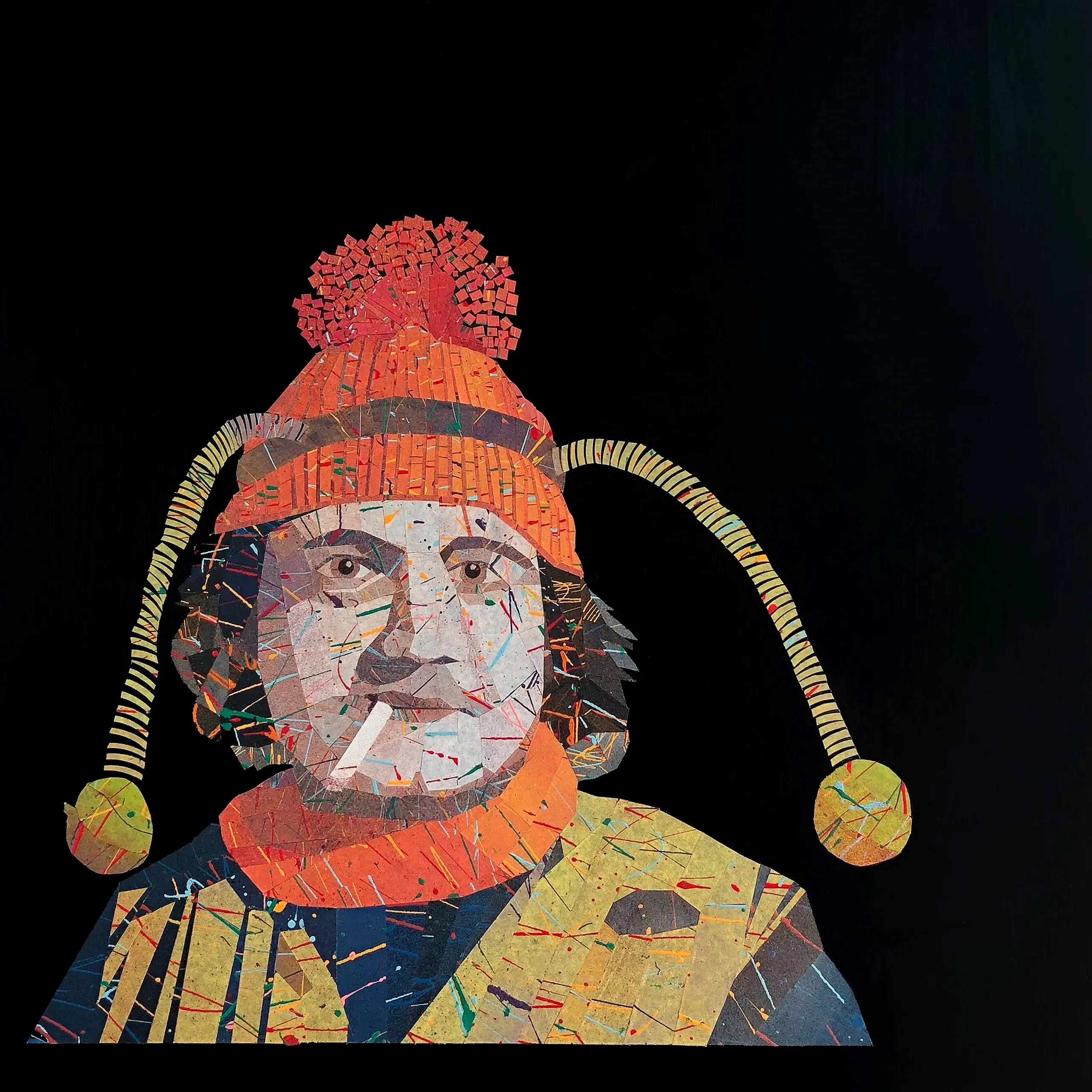 Belushi
Oil Painted Masking Tape  22" x 22" 2021
SOLD