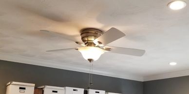 Ceiling Fan, Fan, exhaust fan, vent, oven hood, lighting, lights, install ceiling fan, paddle fan