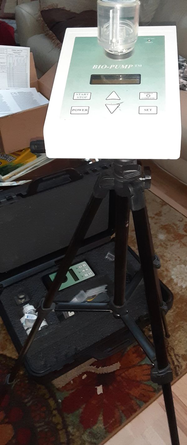 Air testing equipment Advanced Mold Detection, Norman Hoppe Construction image