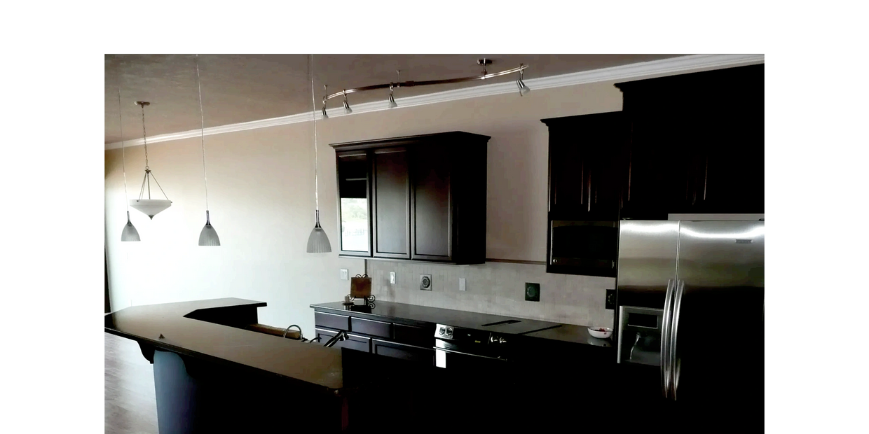 Kitchen in newly built condominium