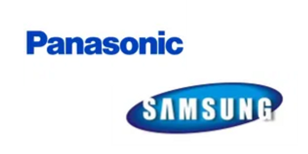 Panasonic and Samsung Logos