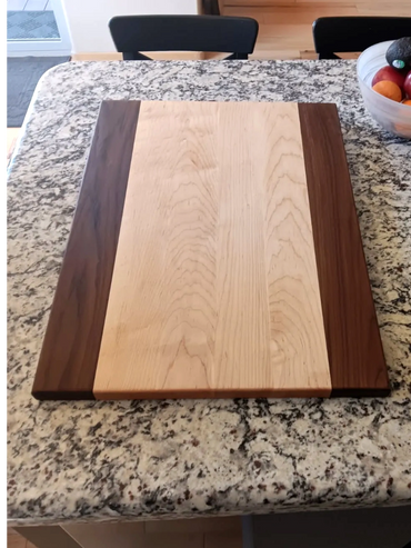 Premium Walnut & Hard Maple Cutting Board