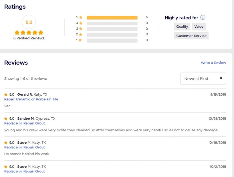 Ugly Grout, Dirty Grout, Missing Grout, We Fix Ugly Grout, grout ,caulking repair, cleaning