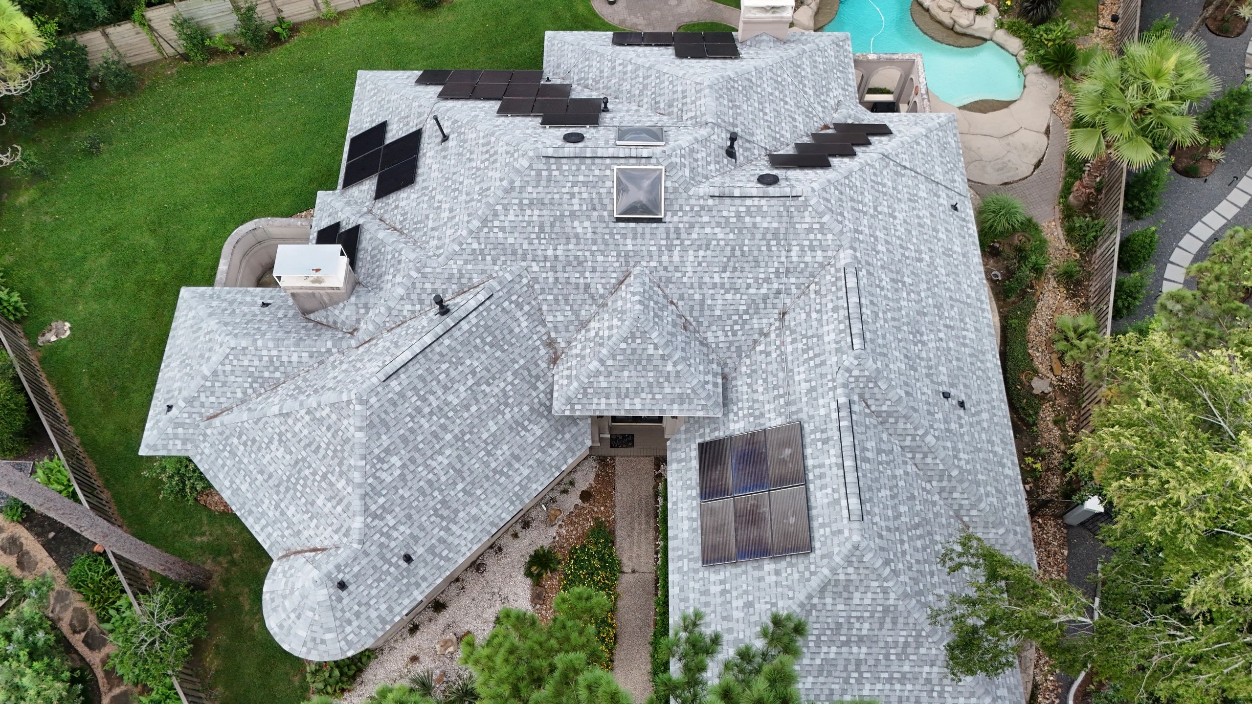 Roof replacement done by WM Construction Services in The Woodlands