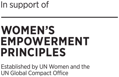 We support Women's Empowerment Principles (WEPs) logo.