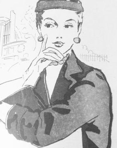 Illustration drawn by club member in 1955