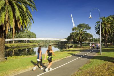 Walking path along the Maribyrnong River, Aberfeldie - window cleaning Aberfeldie