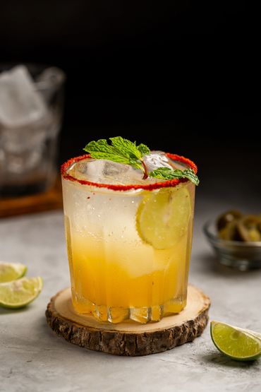 Passion Fruit Picante
Sweet, tangy with a spicy rim.