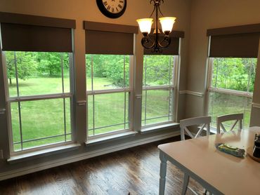 Custom roller shades