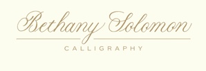 Bethany Solomon Calligraphy