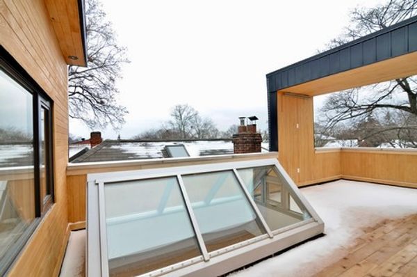 ROOF TOP PATIO PATIO WITH CURB SKYLIGHT, AND ARCH IN ATLANTIC CITY NJ.
