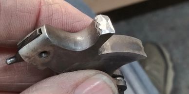 Repair revolver hammer spur