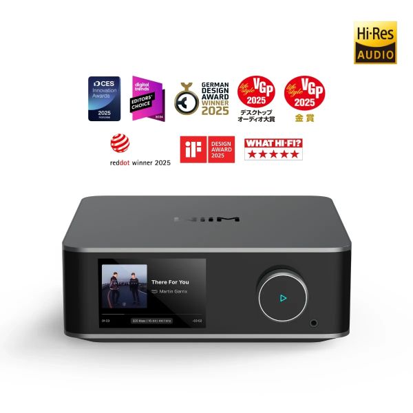 High-resolution audio player with multiple design awards.