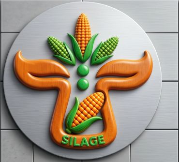 Logo with corn and the word 'SILAGE' in green and orange colors.