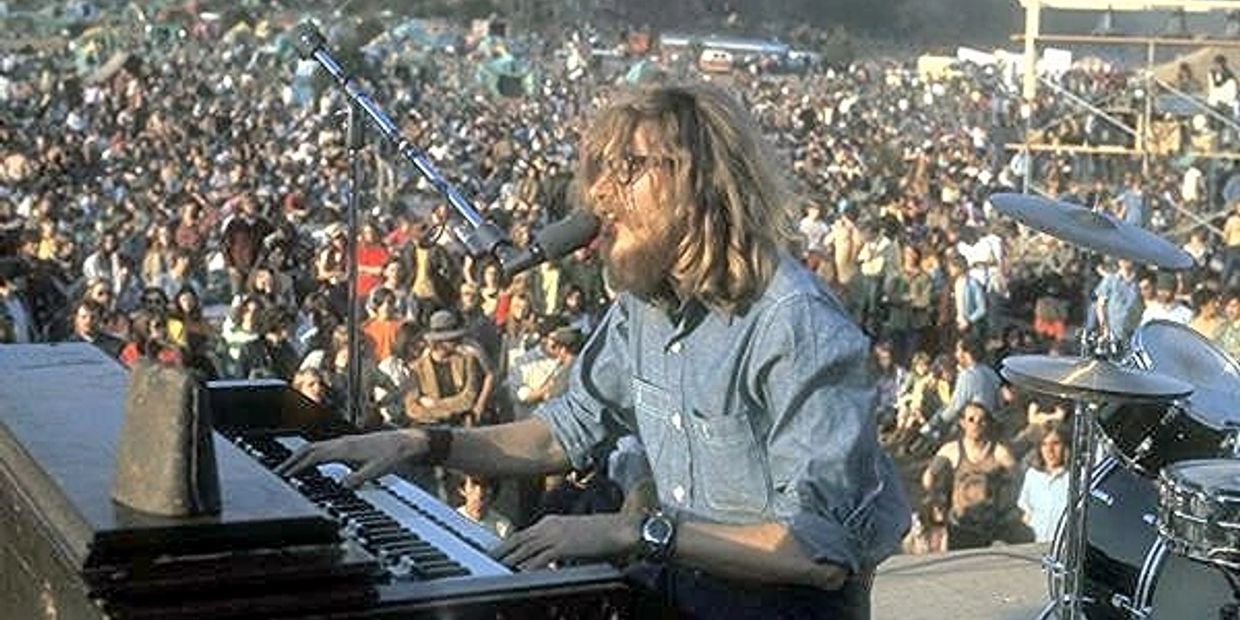 Boyd Ray Sibley performing with HOPE Band at Poynet, Wisconsin 3 Day Rock Fest, 1970 