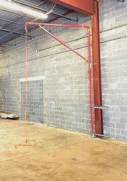 Alsina Alsipercha  Alupercha w/ steel beam clamp, overhead anchor point, fall protection, tube steel