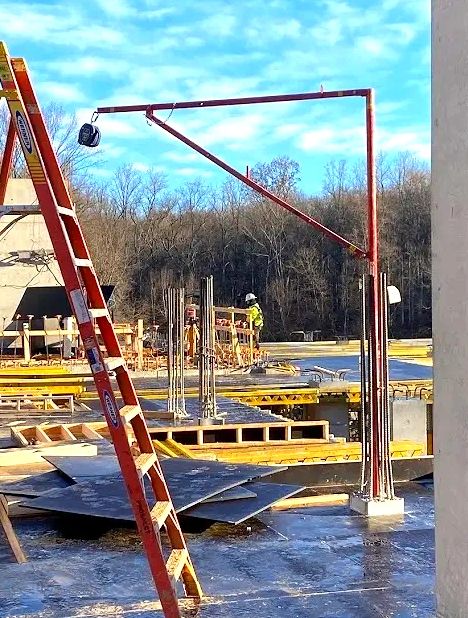 Alsina Alsipercha & Alupercha, fall protection, overhead anchor point, conical sleeve