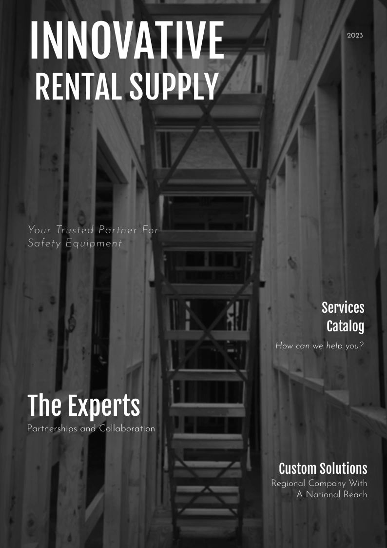 2023 Services Catalog - Safety equipment rental, PPE, Consulting, Training