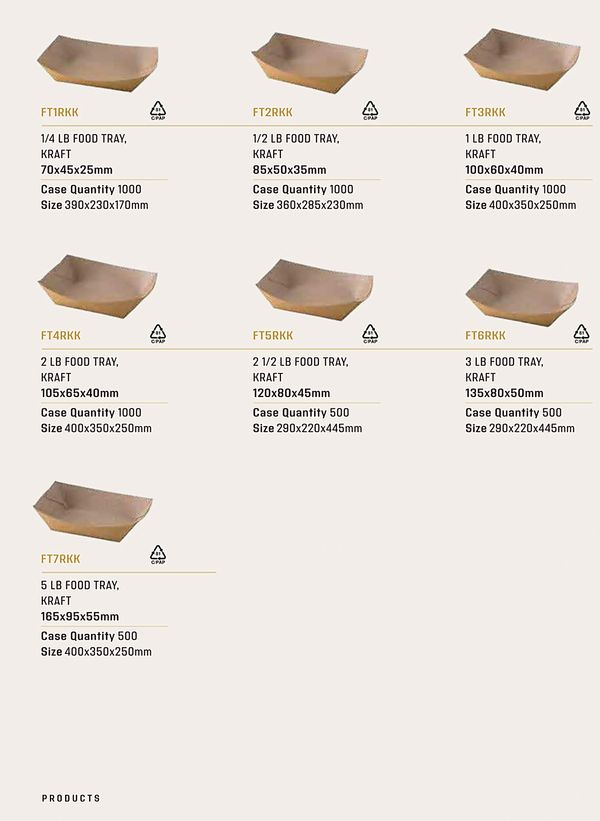 Takeaway Trays