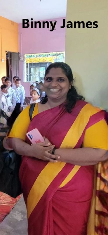 Carmel Mission Secular School Bihar, India. Ms. Binny James. India Christian Ministries.
