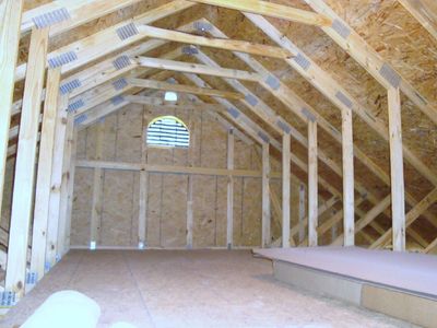 Attic Truss option over the garage for extra storage