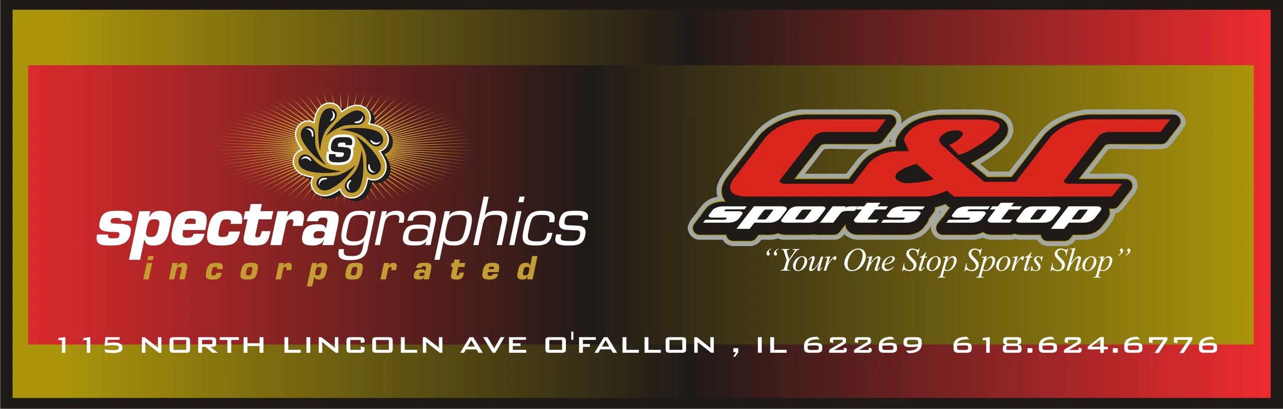 Spectra Graphics Inc, C & C Sports Stop, C&C Sports Stop, Spectragraphics Inc, Spectra Graphics, Spe