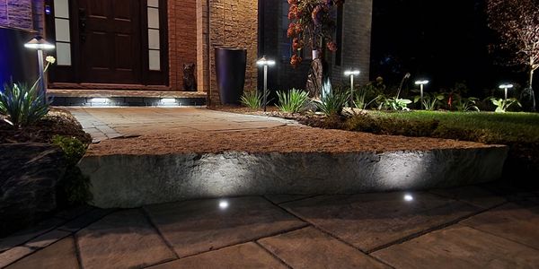 No matter where the lighting is needed, we have an option for you!  Lighted steps, porch, walkway