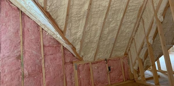 spray foam and fiberglass insulation in NC by Elite Contractor Services LLC