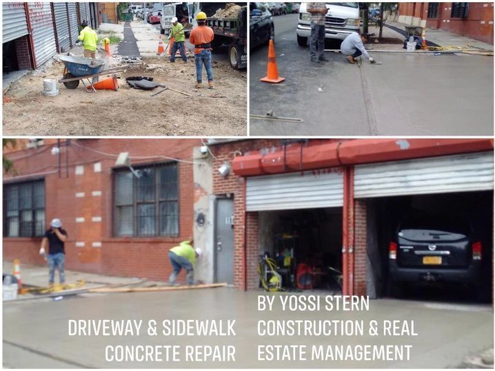 Driveway & Sidewalk Concrete Repair