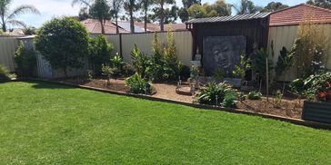 Lawn mowing, basic landscape