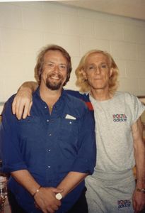 Myself and Richard Harris in a calm moment.