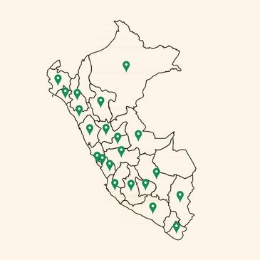 Mapa del perú condimentos