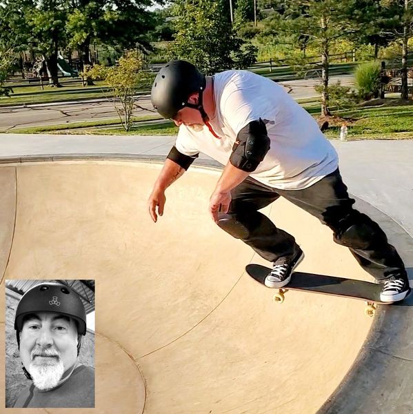 Founder: Jay Salisbury with Triple 8 Helmets