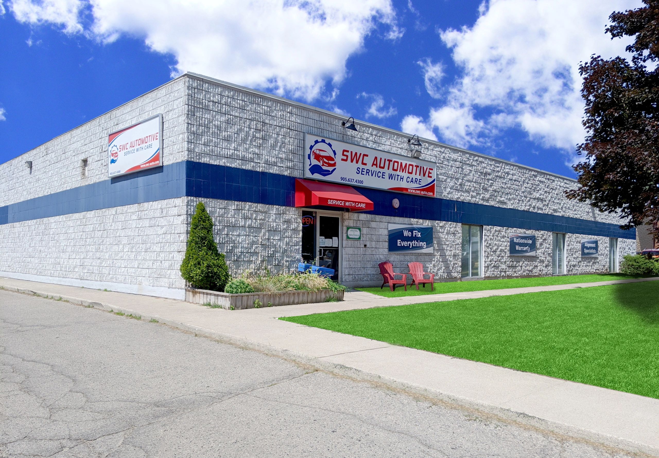 SWC Automotive Service With Care exterior building