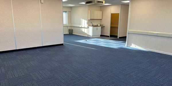 New lounge carpet in Canterbury landlord flat