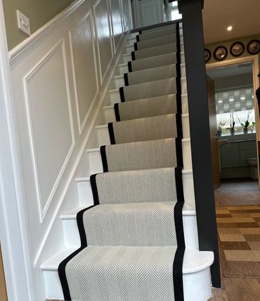 Natural Carpet stair runner