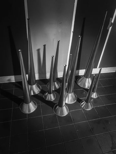 Instruments of Rara Bel Poze called the konet