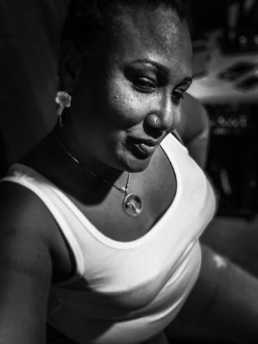 Cassandre Lorvanis singer and musician of Rara Bel Poze posing for a picture