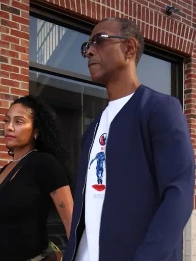 GMEN Navy Blue Jacket with SLIDE Heavy Weight Shirt