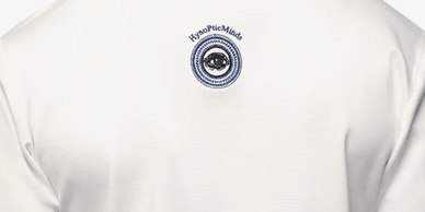 Navy Blue All-SeeingEye- hynopticminds heavy weight T shirt back