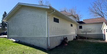 Before Soft Wash in Platteville WI