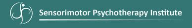 Logo of Sensorimotor Psychotherapy Institute with teal background.