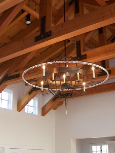 modern rustic chandelier