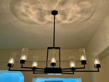 custom dining room chandelier
modern rustic